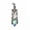 Fluorite, variant on MATROOY Natural Gemstone Hexagonal Angel Wing Chakra Healing Pendant Bead Tibetan Silver-Fluorite