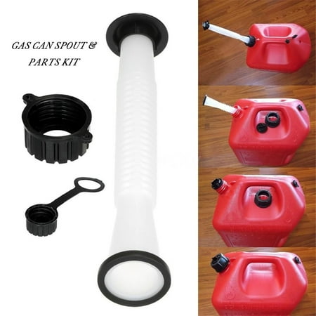 Replacement SPOUT & PARTS KIT for Rubbermaid, Rubbermade, Fuel Gas Can Model Set