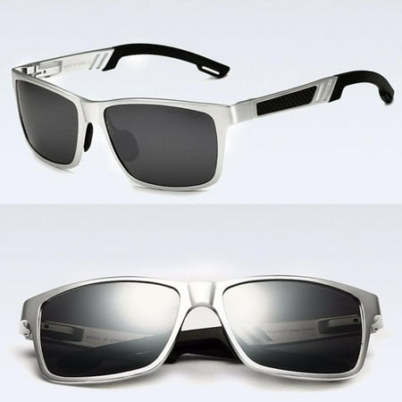 Men's Polarized Aluminium Sunglasses Outdoor Driving Sun Glasses Sport