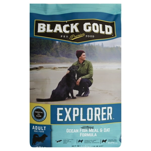 Black gold dog clearance food walmart