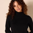 thumbnail image 4 of walmart Essentials Womens Plus Organic Cotton Funnel-Neck SweaterPlus Organic Cotton Funnel-Neck Sweater, 4 of 7