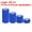 Blue, variant on Uxcell Self Adhesive Bandage Wrap, Yard Elastic Self Breathable Self Adherent Wrap Tape for Stretch Athletic Sports Blue