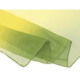 thumbnail image 4 of Bufanda Color Degradado Largo Chiffon Ligero Para Mujeres Amarillo 63"x19.6", 4 of 8