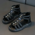 thumbnail image 6 of Huowey Girls' Sandals Soft Sole Comfortable Roman Sandal for Summer Beach Casual Daily Wear, 6 of 7