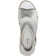 thumbnail image 3 of Cole Haan Womens Cloud Crisscross Suede Adjustable Wedge Sandals, 3 of 3