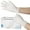 White, variant on 100PCS Professional Nitrile Gloves Multi-Purpose Vinyl Gloves Safety Work Gloves Latex Powder Free Gardening Nitrile Gloves for Home Kitchen Outdoor Use 9 Inch