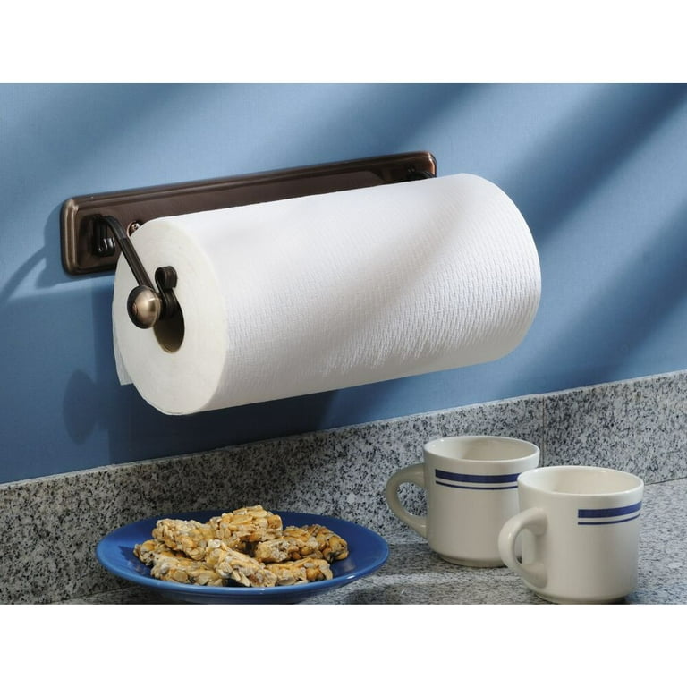 GRASARY Wall Mount Paper Towel Holder Paper Towels Rolls for  Kitchen,Bathroom Golden Short