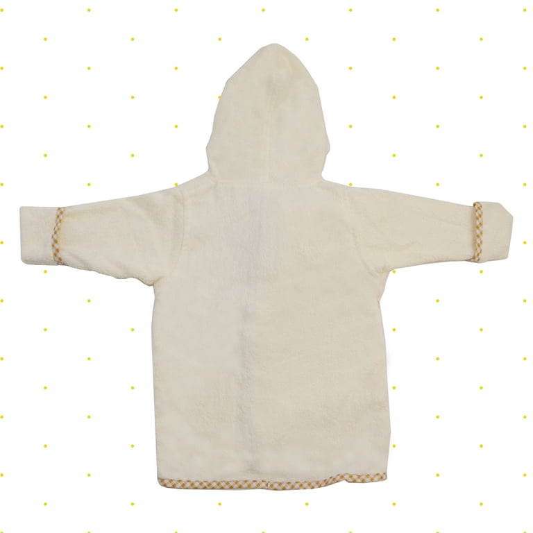 Spasilk Hooded Terry Bathrobe with Booties, Brown Bear photo 3