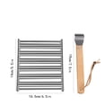 thumbnail image 2 of COM1950s Rouleau à Hot-Dogs en Acier Inoxydable pour BBQ, Grille Roulante pour Grillades en Camping Extérieur, 2 of 9