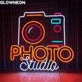 thumbnail image 3 of Glowneon Photo Studio Neon Sign, Photo Studio Signboard Led Light Art, 3 of 5