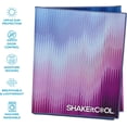 thumbnail image 3 of SHAKEitCOOL Extended Size Cooling Towel – Be Cool in Style - Heat Relief, Soft, Lightweight, Sun Protection, Easy Clean - Perfect for Biking, Hiking, Running, Yoga, Golf - Blue Purple Wave, 3 of 3