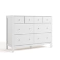 thumbnail image 3 of Storkcraft Horizon 6 Drawer Nursery Double Dresser, White, 3 of 14
