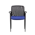 thumbnail image 3 of Boss Office Products Stackable Mesh Guest Chair in Blue, 3 of 4