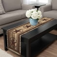 thumbnail image 4 of Western Farmhouse Table Runner 72 Inches Long, Primitive Rustic Country Retro Texas Star Kitchen Coffee Dining Table Decoration for Home Party Birthday Wedding Home Decor 18x72 Inches, 4 of 8