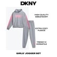 thumbnail image 2 of Conjunto Jogger DKNY para Niñas con Sudadera de Forro Polar Suave y Pantalones Deportivos Talla 7, 2 of 6