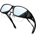 thumbnail image 1 of Gafas de Sol Polarizadas KANASTAL Envolventes UV400 Negro/Plata, 1 of 5