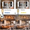 thumbnail image 3 of Retro LED Edison Bulb, ST64 Amber Bulb, E27 4W Retro Bulb, Warm Color - 2200K, Retro Edison Lights, 6pcs, 3 of 4