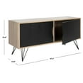 thumbnail image 6 of SAFAVIEH Jeralyn Retro Mid-Century Wood Sideboard, Light Oak, 6 of 8