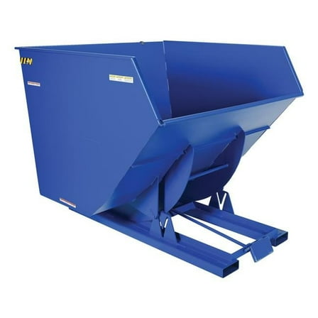 4 cu. Yards Heavy Duty Self-Dump Hopper, Blue - 6000 lbs