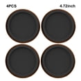 thumbnail image 4 of Wosthever Deslizadores únicos para muebles en forma de copa, 4 piezas, deslizamiento suave sobre suelos de madera dura, arañazos Cubiertas para muebles de jardín 4.72 pulgadas, 4 of 6