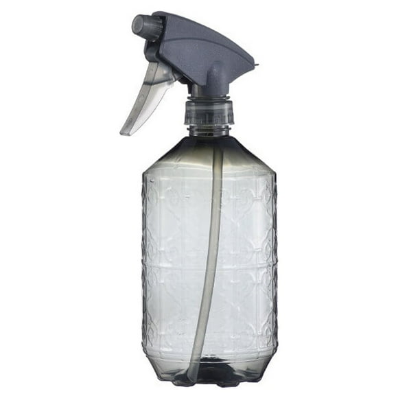 Spray Bottle Transparent Plastic 800ml Mist Sprayer Adjustable Nozzle Gardening Large Capacity Garden Cleaning Gray