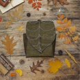 thumbnail image 1 of Vegan Cork Leaf Backpack, Cottagecore Hobbitcore, Plant-Based Leather 29x37x15cm, 1 of 4