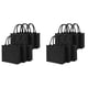 thumbnail image 1 of 12 Piezas Bolsas de Arpillera Negras, Bolsas de Yute con Asas E Interior Laminado, 1 of 7