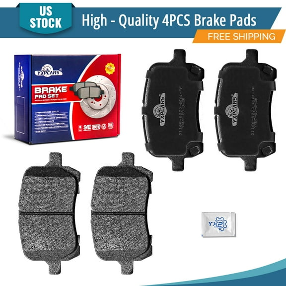 YXPCARS D1160: 4PCS Front Ceramic Brake Pads for Chevrolet Malibu HHR Cobalt Pontiac G5 G6 Saturn Aura
