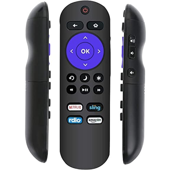 Control Remoto Compatible con TV Roku, para Onn/TCL/Element/Haier/Hitachi/LG/Sanyo/JVC/Magnavox/RCA/Philips/Westinghouse Roku Smart TV