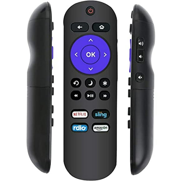 Control Remoto Compatible con TV Roku, para Onn/TCL/Element/Haier/Hitachi/LG/Sanyo/JVC/Magnavox/RCA/Philips/Westinghouse Roku Smart TV