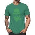 thumbnail image 2 of Yopmin Men's St Patrick's Day T-Shirt Clover Leprechaun Short Sleeve Casual Crewneck Tee Fashion Clothes for Streetwear, 2 of 7