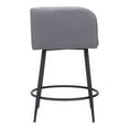 thumbnail image 2 of Horbat Collection Counter Stool Gray, 2 of 5