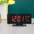 thumbnail image 3 of Reloj Despertador digital automático Colco LED USB Rojo, 3 of 8