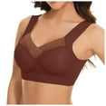 thumbnail image 4 of Womens Shirts Summer Comfort Lightweight Wireless Bras Correcting Bra For Seniors Plus Size Full Coverage Soft Everyday Bra Womens Tops, 4 of 6