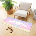 thumbnail image 6 of Haosy Cinnamoroll Wearing Overalls Bathroom Rugs Non Slip Absorbent Soft Plush Quick Dry Bath Mat, 39"x20", 6 of 8