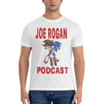 thumbnail image 3 of Camisetas de hombre con el podcast de Joe Rogan, camisetas de algodón de Sonic, camisetas vintage de manga corta con cuello redondo, camisetas estampadas, 3 of 5