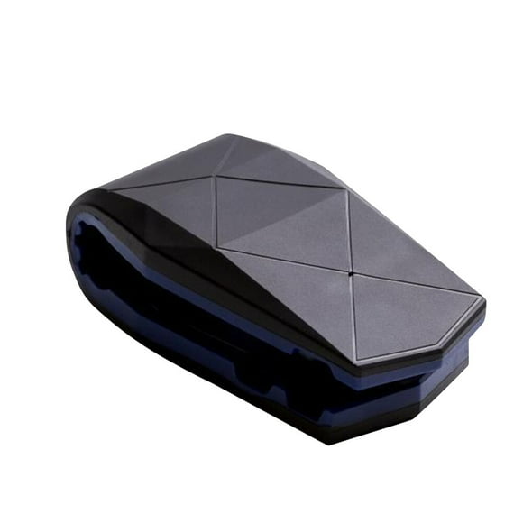 Adjustable Alligator Clip Style Universal Car Phone Holder Stand Non-slip Sticky Car Dashboard for iPhone Pixel LG ZTE (Black)