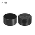 thumbnail image 2 of Protectores de tapa de rosca de vinilo redondos negros de 90 mm, 4 piezas de Unique Bargains, 2 of 5