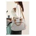 thumbnail image 3 of Sunyuer Diaper Bag Tote, Travel Stylish Mommy Bag with Stroller Clips, Large Capacity Hospital Bag for Labor and Delivery, 3 of 9