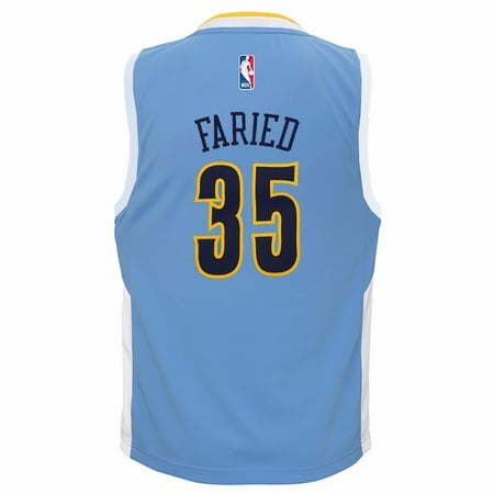 Authentic Nba Basketball Jersey - Kenneth Faried Denver Nuggets NBA Adidas Toddler Light Blue Official Road Replica Basketball Jersey