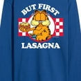 thumbnail image 3 of Garfield - But First, Lasagna - Men's Long Sleeve T-Shirt, 3 of 5