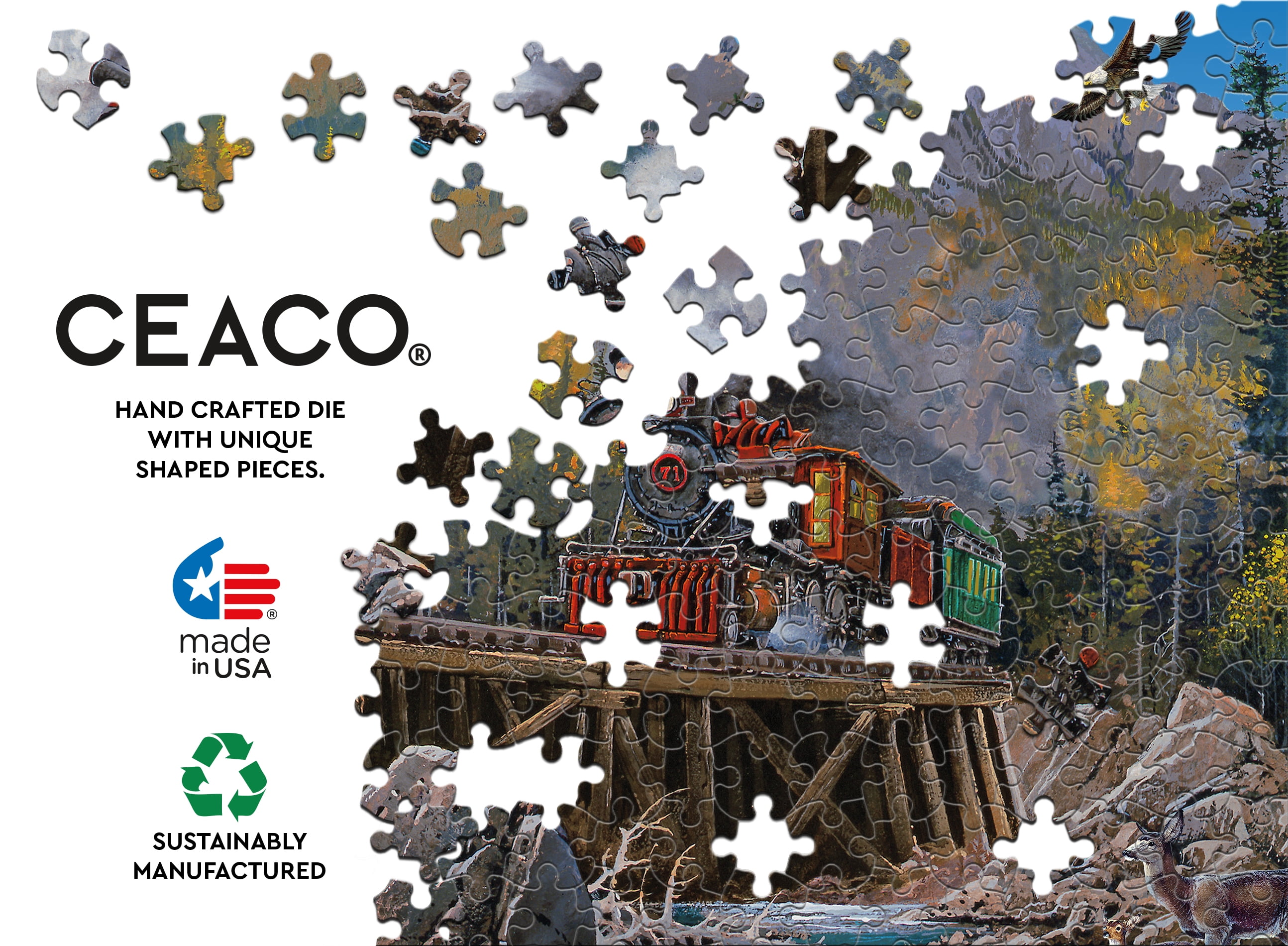 Ceaco 750-Piece Blaylock Moving Through Interlocking Jigsaw Puzzle