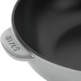 thumbnail image 4 of STAUB Cast Iron Pan with Lid 10-inch, 2.9 Quart Serves 2-3, Fry Pan, Cast Iron Skillet, Wok, Made in France, Graphite Grey, 4 of 7