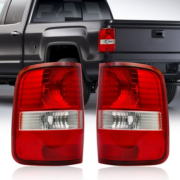 Sennachine Pair Tail Lights Fit For 2004 2005 2006 2007 2008 Ford F150 F-150 Rear Lamps