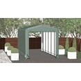 thumbnail image 2 of ShelterTube Wind and Snow-Load Rated Garage, 10x23x10 Green, 2 of 7