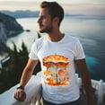 thumbnail image 5 of Men's Graphic TeeFall Leaves (2) Letter Print T-Shirts Round Neck Short Sleeves Sizes XS-5XL Summer Daily Casual Tops, 5 of 5