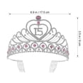 thumbnail image 2 of SWETRACE Diadema Rosa Con Detalles De Para Evento Especial Y De Fiesta, 2 of 8