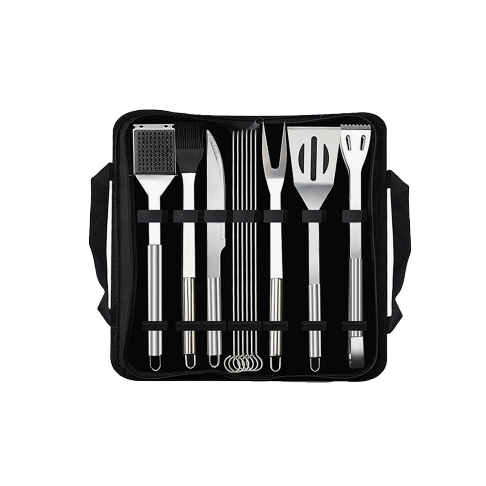 12pcs BBQ Barbecue Set Grill Tools Cooking Utensil Spade Brush Cutter ...