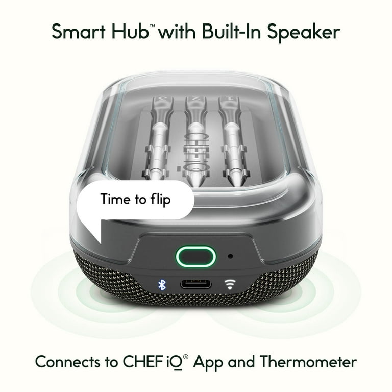 CHEF iQ Smart Wireless Meat Digital Cooking Thermometer, Bluetooth & Wifi  Enabled