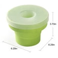 thumbnail image 3 of Dvkptbk Collapsible Ice Cubes Molds - Ice Cubes Molds, Easy Release Ice Cubes Molds, Reusable Popsicle Stick with for Homemade Ice Cubes,Ice Buckets Can Be Bro Ice Trays Home Essentials, 3 of 8